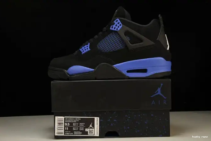 Cheap Husky Game Jordan 4 CT8527-018 Royal Black Retro 0517